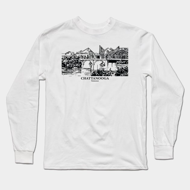 Chattanooga - Tennessee Long Sleeve T-Shirt by Lakeric